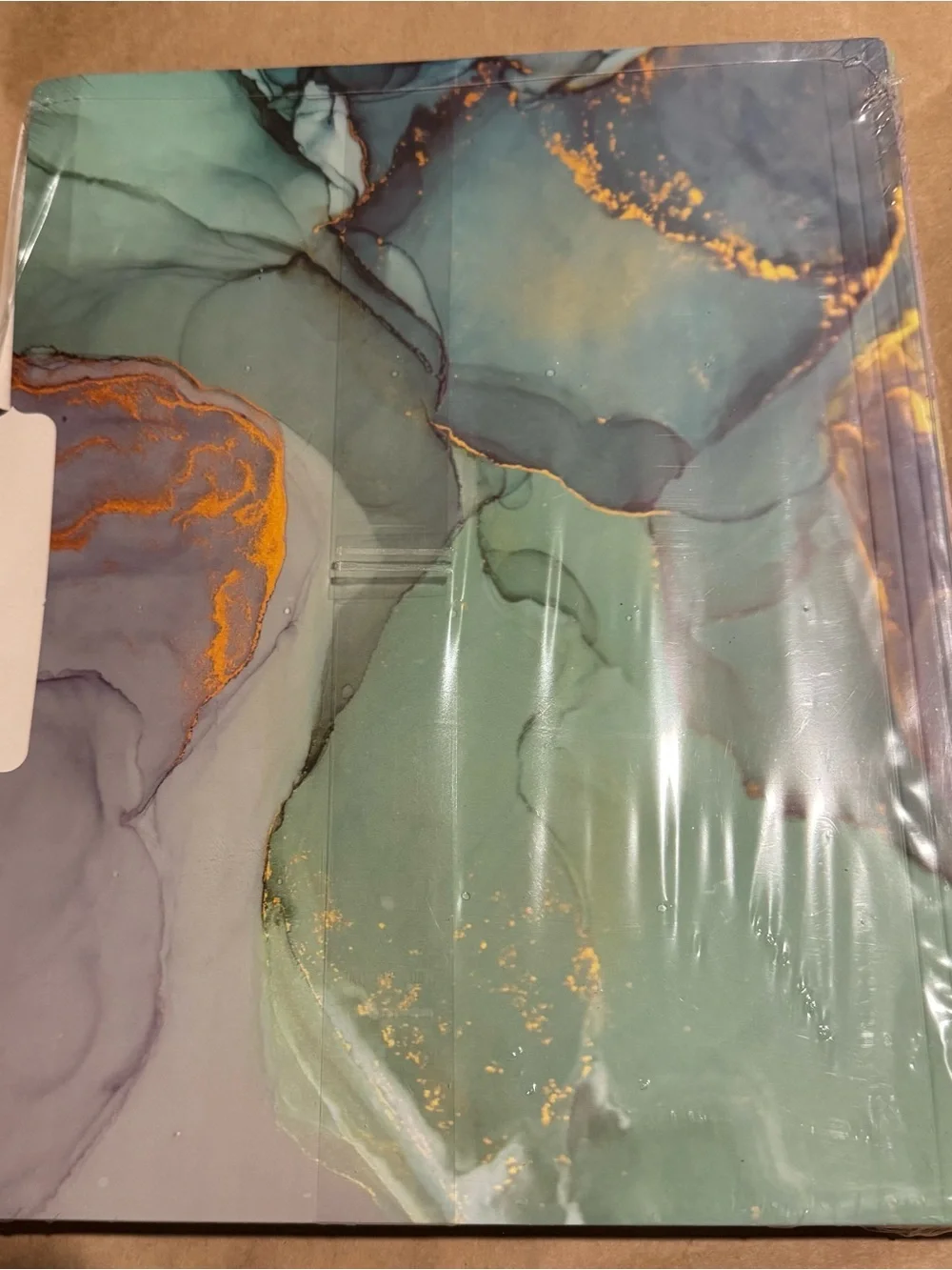 NWT 18 pack letter size Marble Swirl Tabbed File Folders